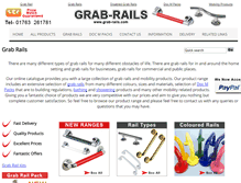 Tablet Screenshot of grab-rails.com